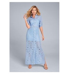 Venus Lace Button Down Dress